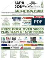 Ngatapa Hunt Poster 2014