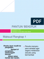 Pantun Bekerja'