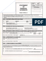 Statement Financial Interests: Nadc Form C-1