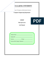 Microprocessor Lab Manual