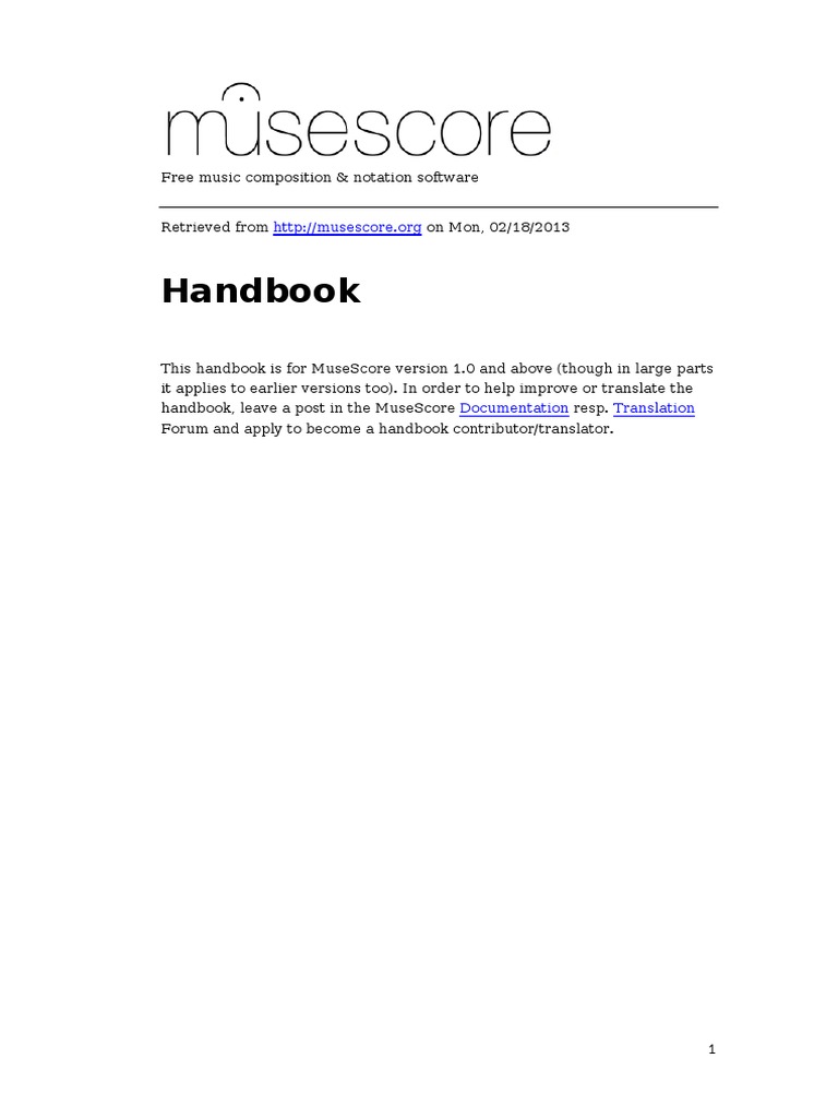 MuseScore en | PDF