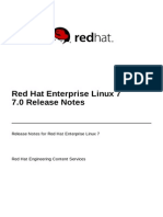 Red Hat Enterprise Linux 7.0 Release Notes