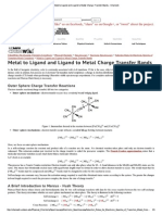 Metal To Ligand and Liga... Ansfer Bands - Chemwiki