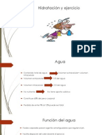 Hidratación y El Ejercicio
