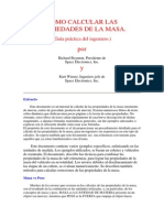 Como Calcular Las Propiedades de La Masa