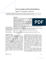 Archive of SID: Association Between Asthma and Periodontal Disease