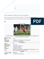 Soccer (Disambiguation) : "Soccer" Redirects Here. For Other Uses, See
