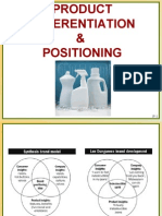 PRODUCT DIFFERENTIATION & Positioning