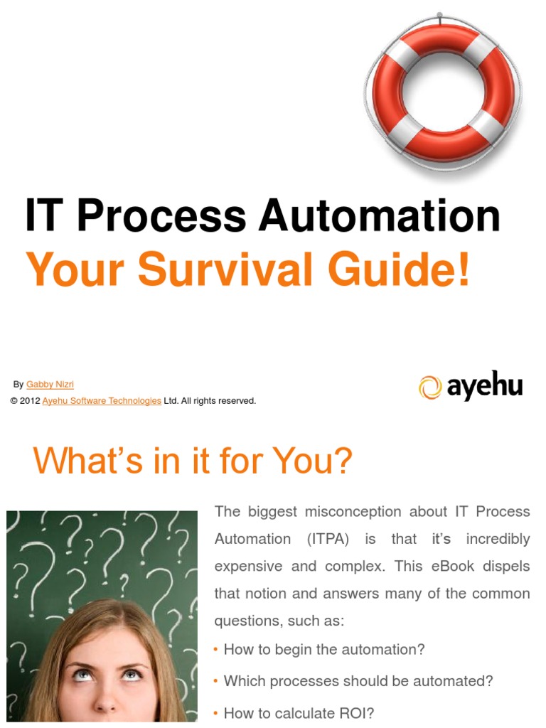 It Process Automation Survival Guide | PDF | Provisioning | Business ...