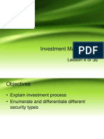 Lesson 4 of 36 Investment Process
