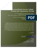 Automation of An Electric Service Vehicle: Assisted and Autonomous Driving