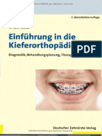 (DZÄV) Kahl-Nieke, Einführung in Die Kieferortopädie Diagnostik, Behandlungsplanung, Therapie (2010)