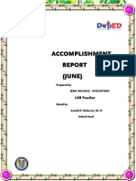 Accomplishment Report 2