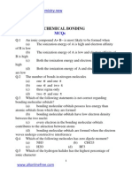 Chapter 6 Chemical Bonding Mcqs