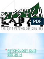 Quiz Bee A