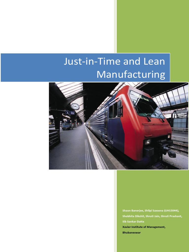 Just-in-time project report pdf image