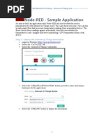 Node - RED - Sample Application: Step 1 - Deploy The Internet of Things Boilerplate