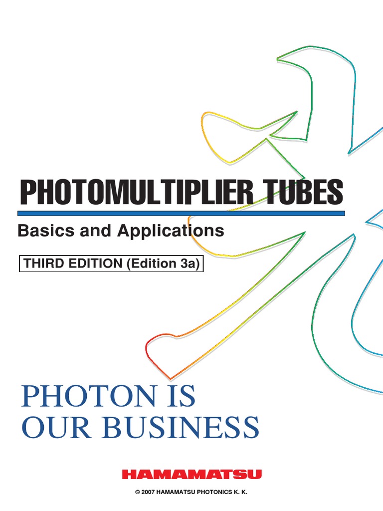PMT Handbook V3ae PDF Vacuum Tube Spectrum