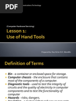 Usage of Hand Tool CHS