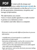 Electronics by Sir Joel