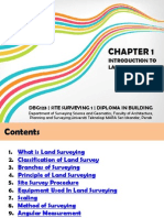 Introduction To Land Surveying: Dbg123 - Site Surveying 1 - Diploma in Building