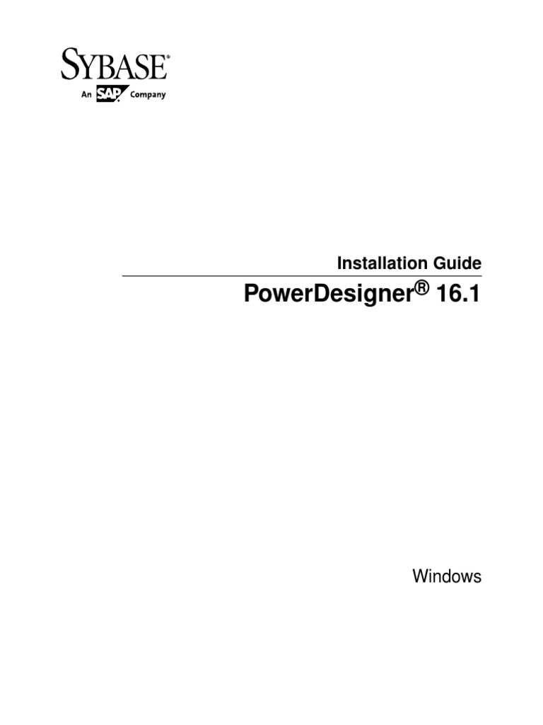 Installation Power Designer | PDF | Databases | Installation (Computer ...