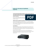 Cisco Ata 186 Analog Telephone Adaptor: Data Sheet