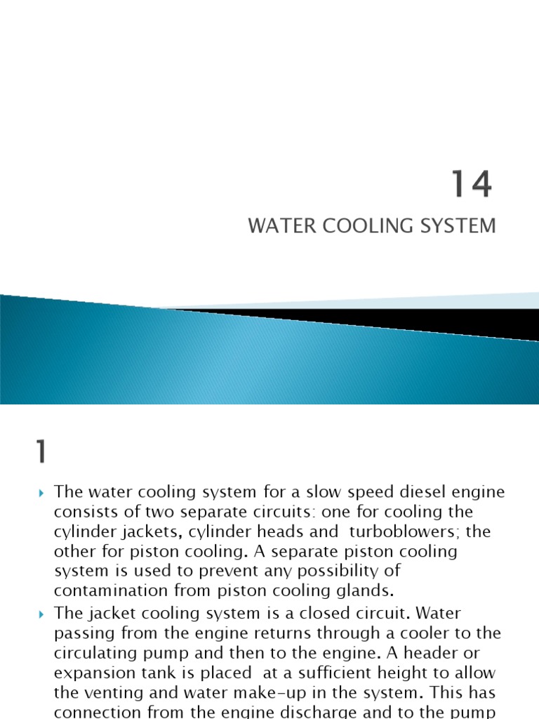 Water Cooling System Pdf Technology Engineering