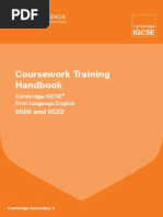 Download 0500 0522 First Language English Coursework Training Handbook 2 by abdulmusaver SN231826929 doc pdf