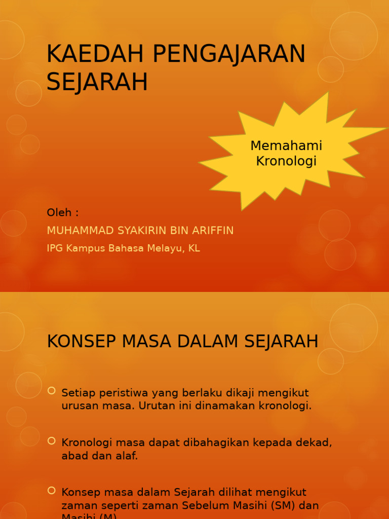 Memahami Kronologi Kssr Sejarah Pdf