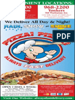 Pizza Pizza Menu