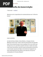 » Filosofia Da Insurreição — Revistacult.uol.Com