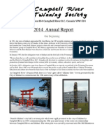 Campbell River Twinning Society 2014 Annual Report