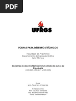 Folhas para desenho técnico
