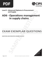 Operation Exam Questions