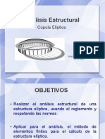 Análisis Estructural de Una Cúpula Elíptica