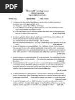 Friction Practice Problems and Solutions | PDF | Friction | Physics