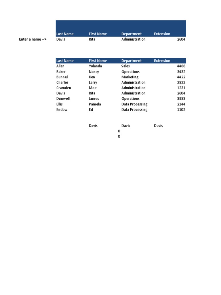 Basic Lookup Examples PDF Tax Rate Array Data Structure