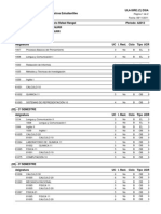 Plan de Estudio Ingenieria Quimica