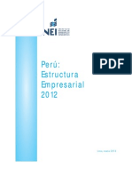 2012 - Peru Estructura Empresarial