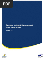 Remedy Incident Management - User Easy Guide