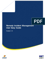 Remedy Incident Management - User Easy Guide