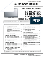 Sharp LC60LE810UN Schematics