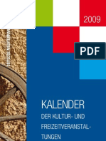 Kroatien - Kalender Der Kultur - Und Freizeitveranstaltungen 2009