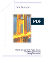 The Ideabridge White Paper Series: Time Management and Sealing The Cracks!