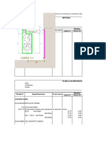 Metrado Estructura de Planos