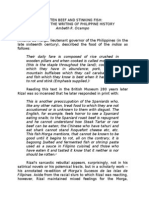 Rotten Beef and Stinking Fish Rizal and The Writing of Philippine History