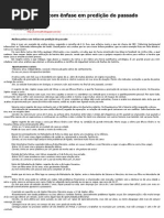 Análise Prévia Com Ênfase Em Predição Do Passado