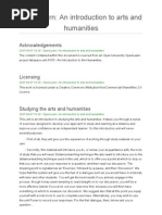 Download OpenLearn An introduction to Arts and Humanities by OpenLearn SN231856 doc pdf