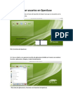 Crear Usuarios en OpenSuse